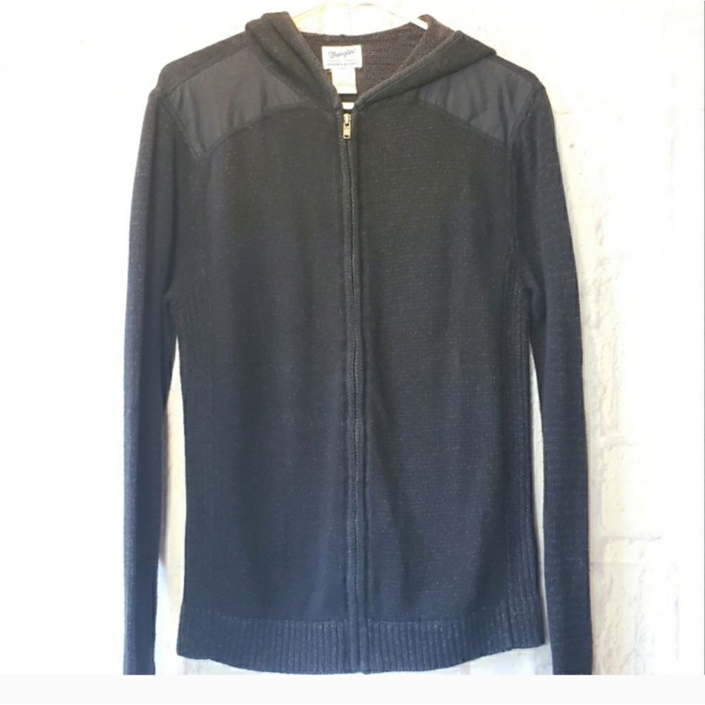 WRANGLER Full-zip Hooded Sweater Jacket Small